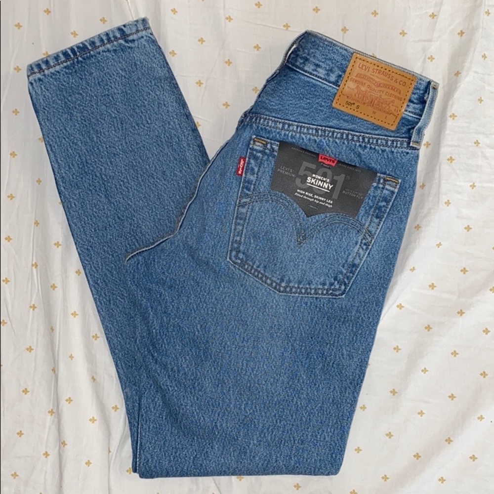 Levi’s premium 501 skinny jeans - Picture 2 of 3
